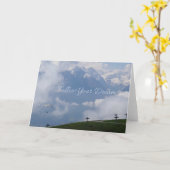 Folgen Sie Ihren kundenspezifischen Grußkarten der Karte (Gelbe Blume)