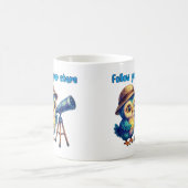 Folgen Sie Ihren Sternen - Inspirationsreiche Kuns Kaffeetasse (Mittel)