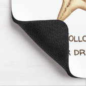 Folgen Sie Ihren Träumen Aquarell Seatime Starfish Mousepad (Ecke)