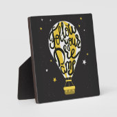 Folgen Sie Ihren Träumen Ballon Fotoplatte (Vorderseite)