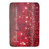 Folgen Sie Ihren Träumen Bath Mat Badematte (Vorderseite Vertikal)