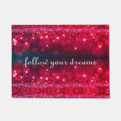 Folgen Sie Ihren Träumen Cherry Sparkle Door Mat Fußmatte (Vorderseite)
