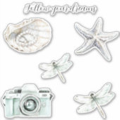 Folgen Sie Ihren Träumen Dragonfis Aufkleber (Vorderseite)