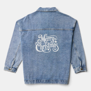 Folgen Sie Ihren Träumen Farbige lustige Typografi Jeansjacke