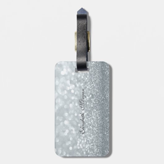 Folgen Sie Ihren Träumen, Glitterie, Heelsen, Viol Gepäckanhänger (Rückseite vertikal)