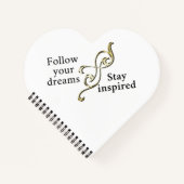 Folgen Sie Ihren Träumen - Inspirationsarmband für Notizblock (Vorderseite)