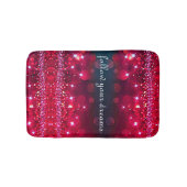 Folgen Sie Ihren Träumen Kirry Sparkle Vertical Ma Badematte (Vorderseite)