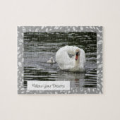 Folgen Sie Ihren Träumen Swan Puzzle (Horizontal)