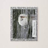 Folgen Sie Ihren Träumen Swan Puzzle (Vertikal)