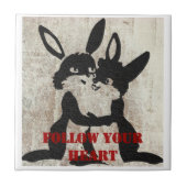 Folgen Sie Ihrer Herz Keramik-Fliese Fliese (Vorderseite)