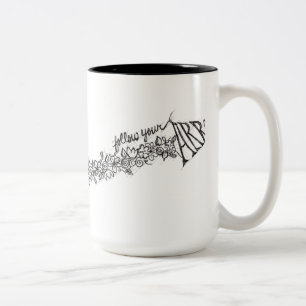 folgen Sie Ihrer Tasse des Pfeiles