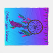 Folgen Sie Ihrer Traum-Traumfänger-Decke Fleecedecke (Vorderseite (Horizontal))