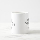 Folgen Sie immer Ihrem Herzen Kaffeetasse (Mittel)