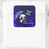 Folgen Sie immer Ihren Träumen Quadratischer Aufkleber (Tasche)