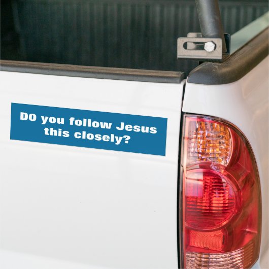 Folgen Sie Jesus Autoaufkleber (Auf Lkw)