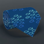 Folgen Sie Jesus Pattern | Teilen Sie Ihren Glaube Krawatte<br><div class="desc">Elegantes Design mit christlichem Fischsymbol auf blauem Hintergrund. Eine schöne Art,  deinen Glauben zu teilen. Perfektes Geschenk für ihn oder sie.

Das Ichthus- oder Fischsymbol wurde von den frühen Christen benutzt,  um sich als Anhänger Jesu Christi zu identifizieren und ihre Verbundenheit mit dem Christentum zum Ausdruck zu bringen.</div>