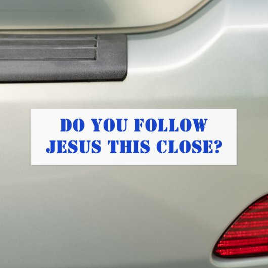 Folgen Sie JESUS so nah? Autoaufkleber (Auf Auto)