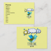 Folgen Sie ME Twitter Geschenke und Wirbel T - Shi Visitenkarte (Vorne/Hinten)