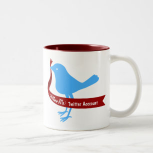 Folgen Sie mein tweeten Tasse