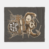 Folgen Sie meinem eigenen Schlag Fleecedecke (Vorderseite (Horizontal))