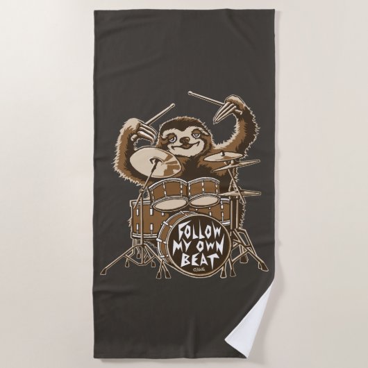 Folgen Sie meinem eigenen Schlag Strandtuch (Vorderseite)