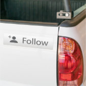 Folgen Sie mir Autoaufkleber (Auf Lkw)