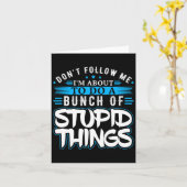 Folgen Sie mir, dass ich gerade einen Haufen von D Karte (Gelbe Blume)