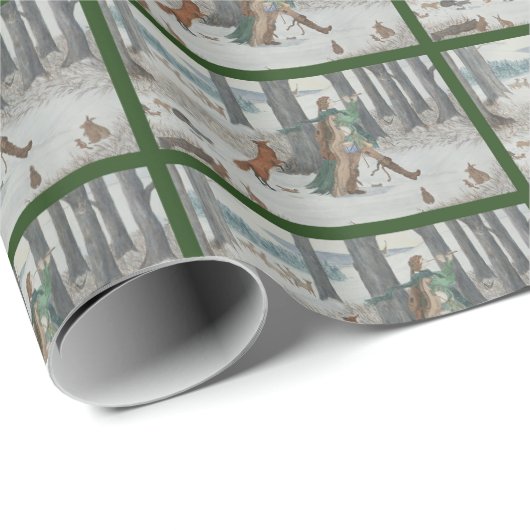 :Folgen Sie mir" Geschenkpapier (Rolleneckpunkt)