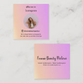 Folgen Sie mir Instagram Business/Personal Trendse Telefonnummerkarte (Vorne/Hinten)