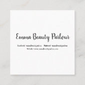 Folgen Sie mir Instagram Business/Personal Trendse Telefonnummerkarte (Rückseite)