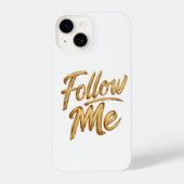 Folgen Sie mir - iPhone 14 Fall Hülle (Rückseite)