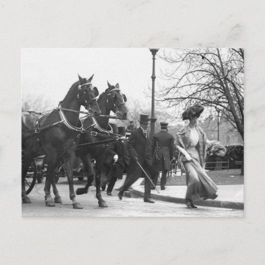 Folgen Sie mir Jungs, 1908 Postkarte (Vorderseite)