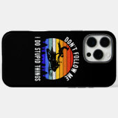 Folgen Sie mir nicht, ich mache dumme Dinge - Schn Case-Mate iPhone Hülle (Rückseite (Horizontal))