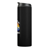 Folgen Sie mir nicht, ich mache dumme Dinge - Schn Thermosbecher (Nach rechts gedreht)