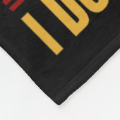 Folgen Sie mir nicht, ich tue dumme Dinge Funny Sk Fleecedecke (Ecke)