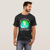 Folgen Sie mir nicht Inline Skaten Skater Girl Rol T-Shirt (Vorne ganz)