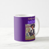 Folgen Sie mir oder bewegen Kaffeetasse (VorderseiteRechts)