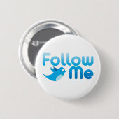 Folgen Sie mir Twitter Funny Parody Button (Vorne & Hinten)