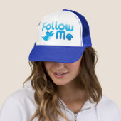Folgen Sie mir Twitter Funny Parody Truckerkappe (Beispiel)