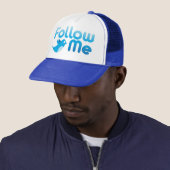 Folgen Sie mir Twitter Funny Parody Truckerkappe (Beispiel)