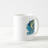 Folgen Sie mir und ich werde Sie zu Fischern von M Kaffeetasse (VorderseiteRechts)
