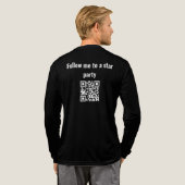 Folgen Sie mir zu einem Star-Party Tri-Blend Shirt (Voller Rücken)