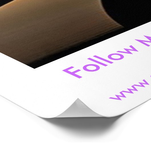 Folgen Sie mir Zuhause Poster (Ecke)