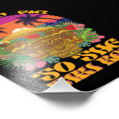 Folgen Sie mir zum Tiki Bar Hawaiian Luau Party Fotodruck (Ecke)