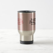 Folgen Sie mit Leben-Tasse Reisebecher (Mittel)