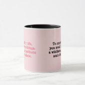 Folgen Sie mit Leben-Tasse Tasse (Zentrum)