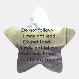 FOLGEN SIE NICHT, DASS ICH KEINEN STICKER FÜHREN K