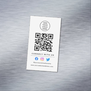 Folgen Sie Scanne den QR-Code, um sich mit uns zu  Magnetische Visitenkarte