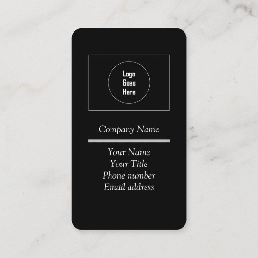 Folgen Sie uns auf Social Media QR Code Black Visitenkarte (Rückseite)