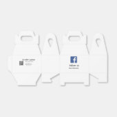 folgen Sie uns facebook Benutzername Social Media  Geschenkschachtel (Ungefaltet)